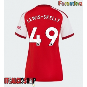 Arsenal Myles Lewis-Skelly #49 Prima Maglia Femmina 2026-27 Manica Corta